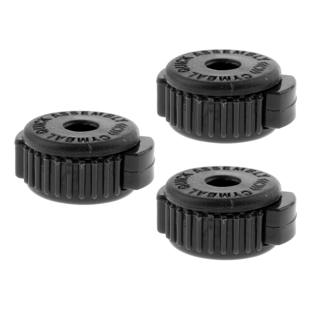 3pcs ABS Drum Set Cymbal Quick Assembly Mate Replacement Accessories