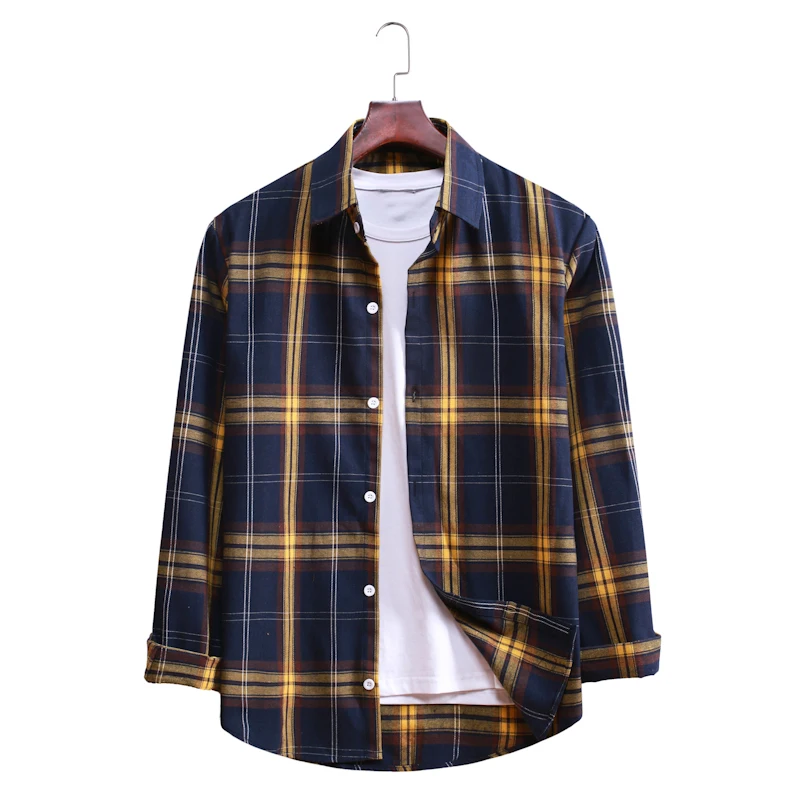 Checkered shirts for men Summer short sleeved leisure slim fit Plaid Shirt square collar soft causal male tops with front pocket Checkered shirts for men Summer short sleeved leisure slim fit Plaid Shirt square collar soft causal male tops with front pocket