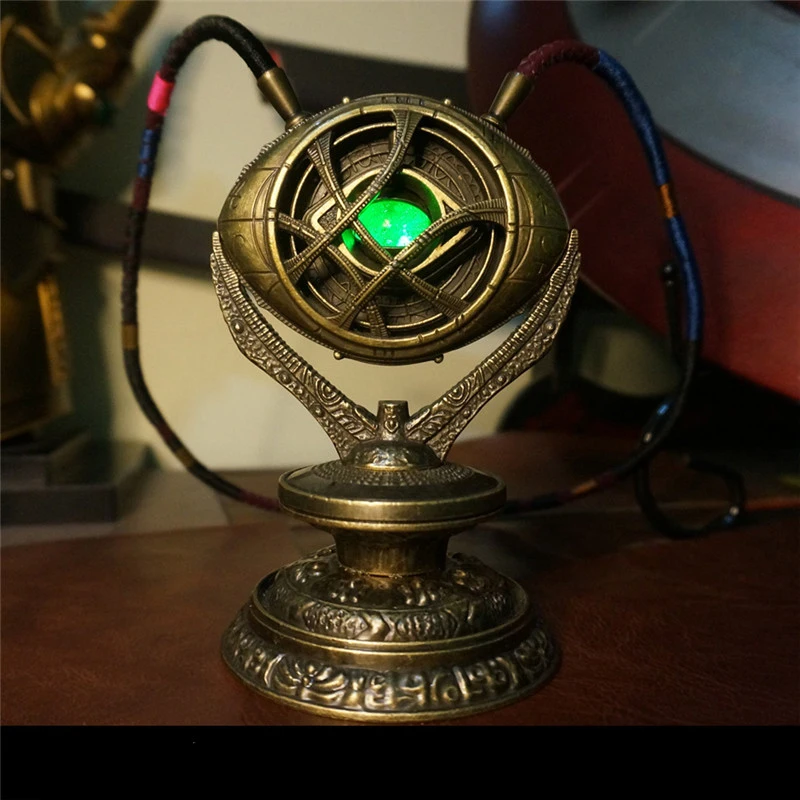 Cosplay Movie Doctor Strange Full Set Costumes Ring & Eye of Agamotto Necklace