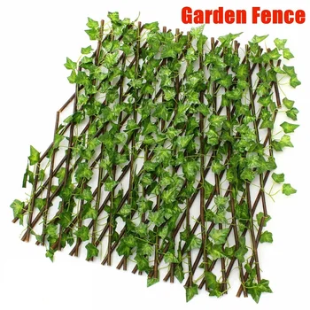 

Artificial Garden Plant Fence UV Protected Privacy Screen Outdoor Indoor Use Garden Fence Backyard Home Decor Greenery Walls