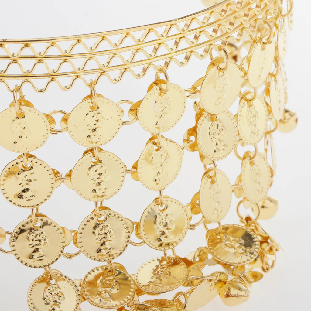 4 pcs Gypsy Belly Dance Jewelry Set Necklace Earrings Bracelet Belly Dancing