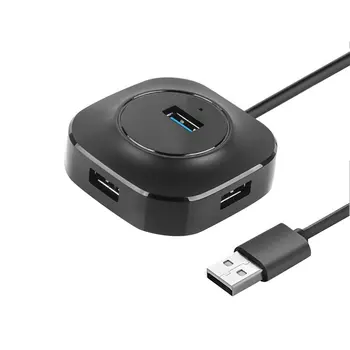 

Round Shape USB C HUB USB 3.0 HUB Splitter Multiple USB Hab Type C HUB 2.0 Multi Hab Expander 4 Port HUB