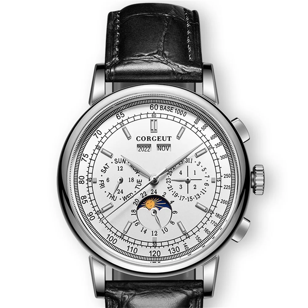 Автоматические механические наручные часы relogio a prova de agua мужские montre homme из
