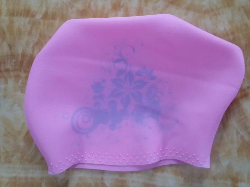 Ladies Long Hair Protection Waterproof Swim Caps