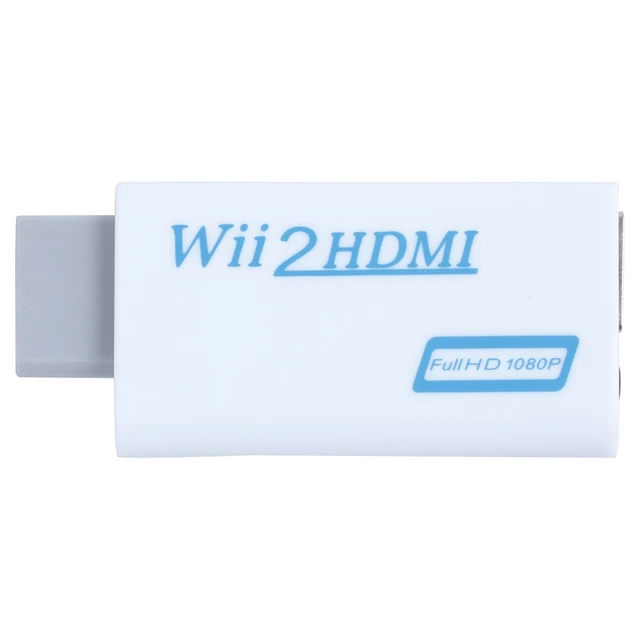 US $3.09 Wii to HDMI Wii2HDMI Full HD FHD 1080P Converter Adapter 35mm Audio Output Jack