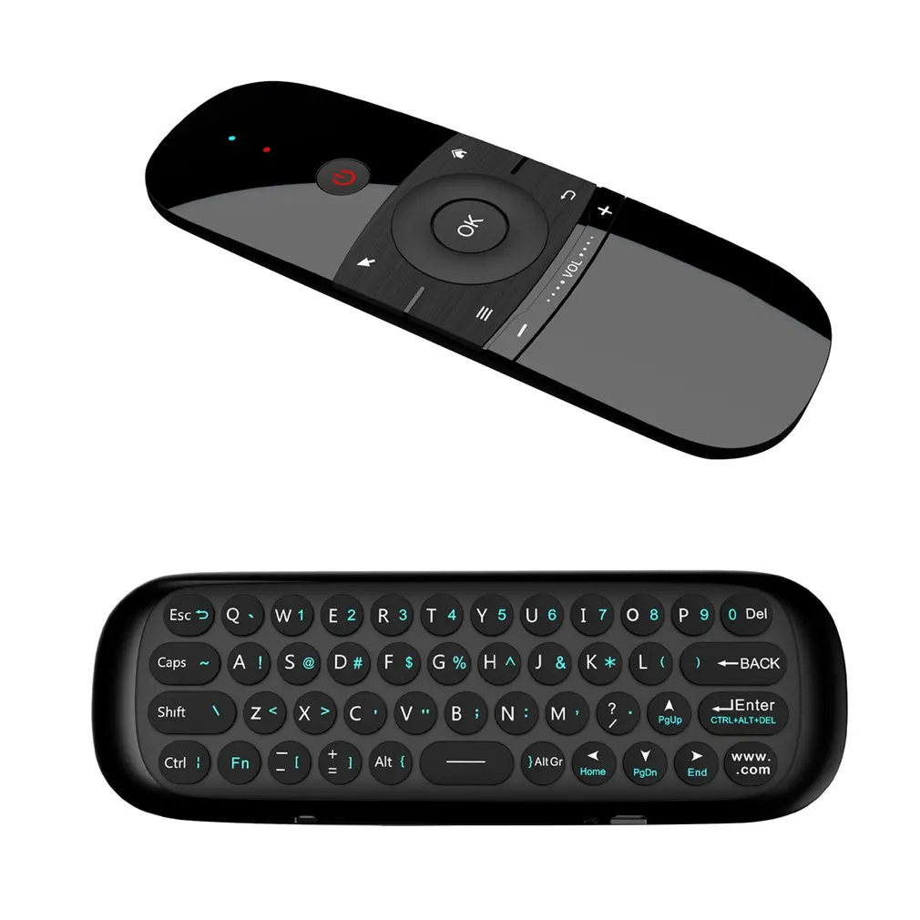 Мини воздушная мышь W1 беспроводная клавиатура 2,4G название зондирования Fly Air mouse для 9,0 8,1 Android tv Box/PC/tv