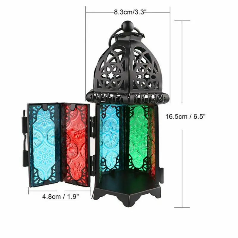Деревенский Фонари ураган Tealight подсвечник с пневматическим амортизатором