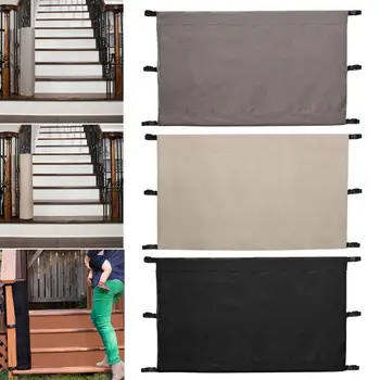 

Dog Gate Stairway Indoor Outdoor Enclosure Oxford Cloth Doorway Safety Protection Pet Fence Guard Durable With Buckles Babies