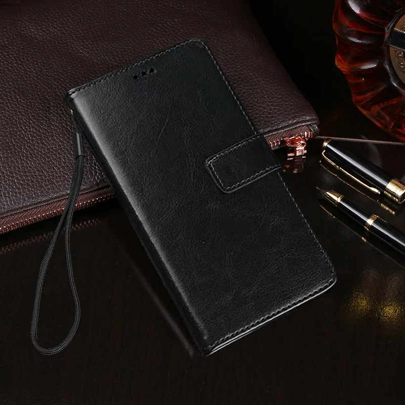 Luxury Leather Flip Book Case for Huawei Honor 5X 6X GR5 2016 2017 kiw-l21 Rose Flower Wallet Stand Case Phone Cover Bag