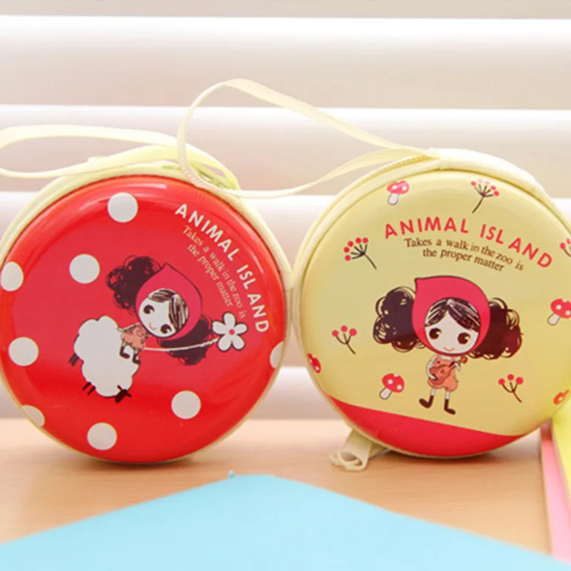 

Tinplate Creative Cartoon Pula Mini South Korea Cute Small Zero Normal Headphone Normal Bag
