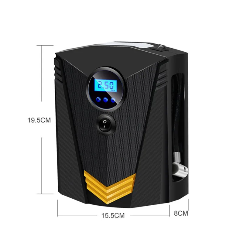 Compressor de ar do Carro Bomba de ar Automático para Carro Portátil Digital Pneu Inflator 150 Psi Motocicleta Led Luz Bomba dc 12v Mod. 187404 13 Compressor de ar do carro portátil dc