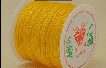 1Roll 0.8 1 1.5 mm Nylon Cord Thread Chinese Knot Macrame Cord Bracelet Braided String DIY Tassels Beading String Thread Jewelry 
