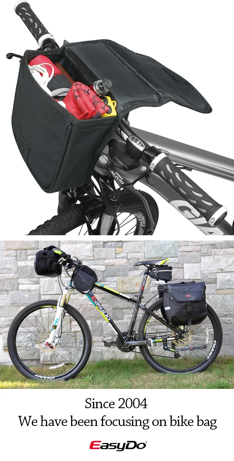 EasyDo велосипедная опора на руль, сумка для мобильного телефона, чехол, карта, ПВХ сумка для электрического велосипеда, сумка для скутера