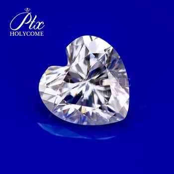 

2020 hot sale small size Heart cut 4*4mm colorless loose moissanite stones diamond gemstones Серьги кольцо браслет кольца брасл