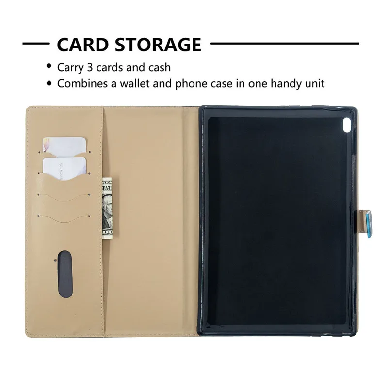 Милый чехол для планшета с единорогом и цветами для lenovo Tab E10 10,1 TB-X104F TB-X104L, Тонкий Магнитный чехол для lenovo E10, чехол