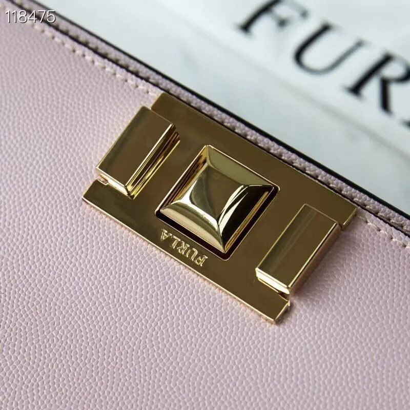 Оригинальные женские сумки FURLA, высокое качество, маленькие размеры, женские меховые кожаные сумки Camellia Цвет Размер 20 см* 8 см* 14 см