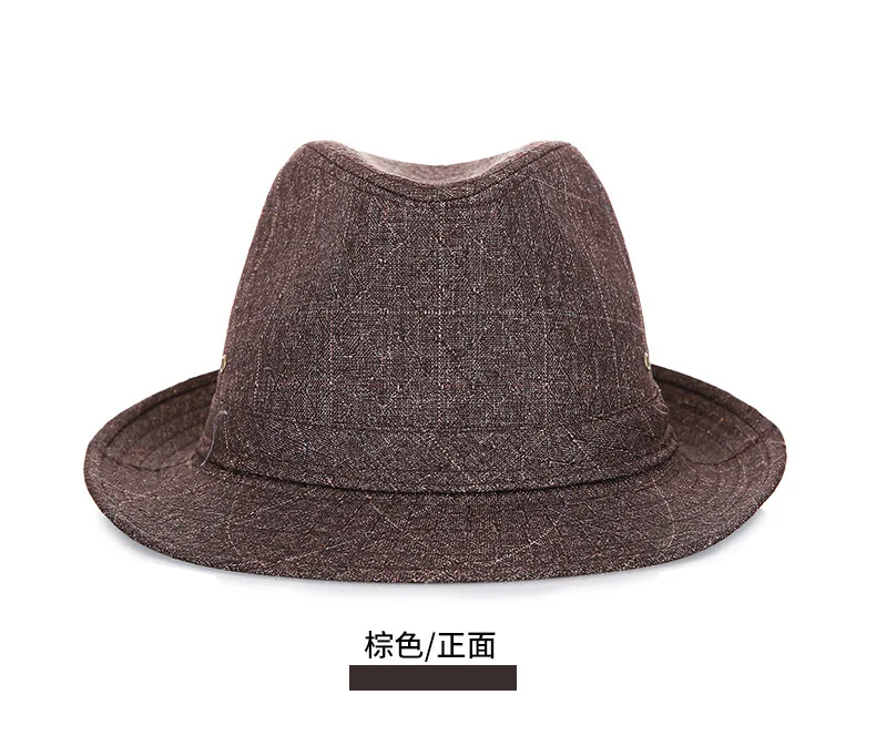 Мужской пиджак полиэстер и хлопок фетровая шляпа большой мужской большой размер Панама шляпа 57 см 58-59 см, 60 см