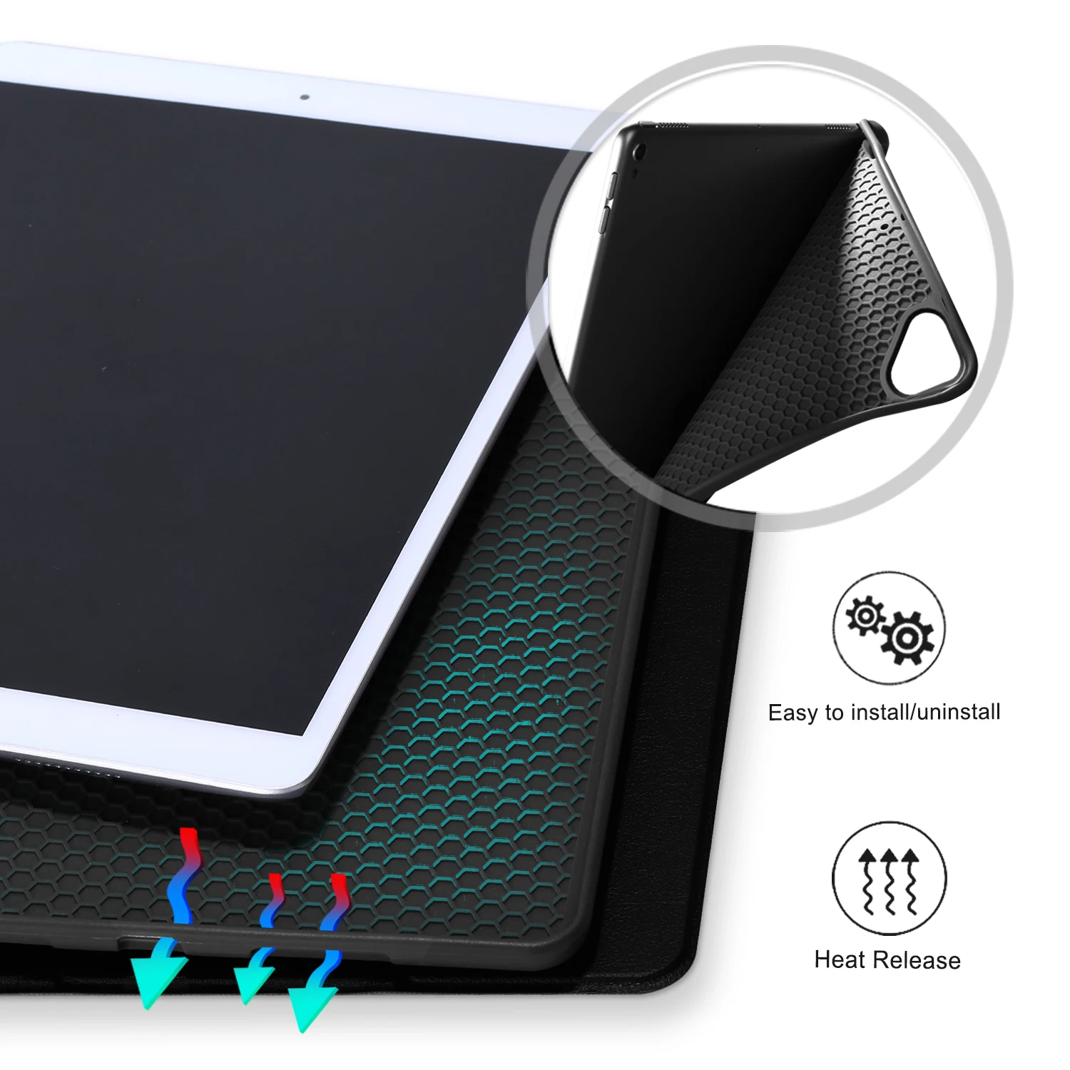Capa de silicone com suporte dobrável magnético