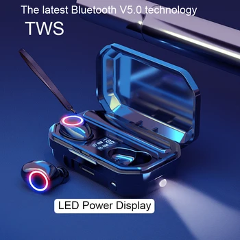 

TWS Bluetooth Earphone V5.0 9D Stereo Wireless Headphones Sport Waterproof Earphones Mini True Wireless Earbuds For Cellphon