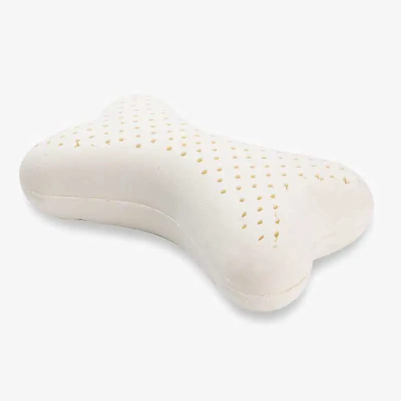 

Peter Khanun Thailand Natural Latex Pillow for Airplane/Car Protect Vertebrae Health Care Orthopedic Cervical Pillow Bone Shape