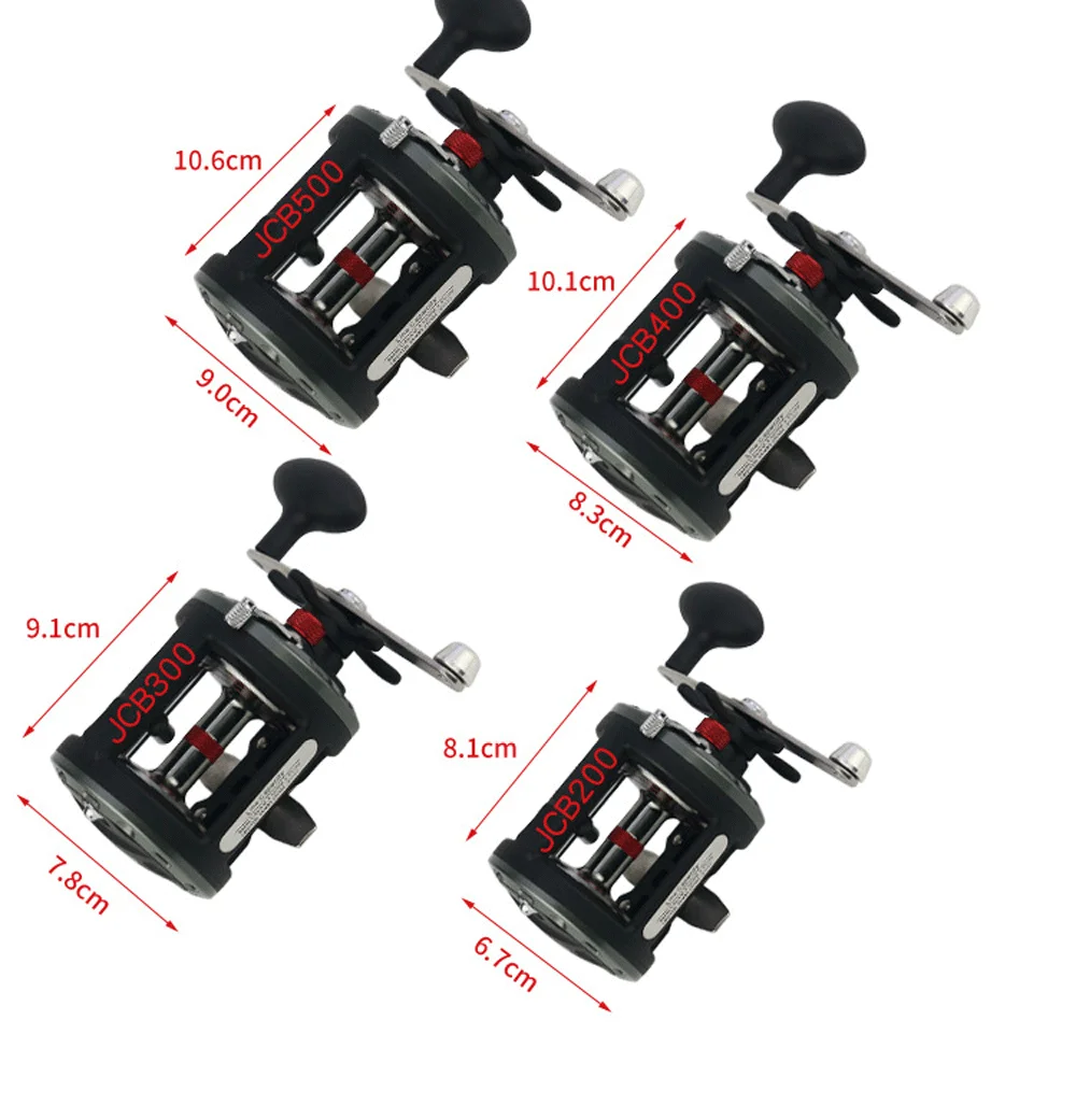 12+1 BB High Speed Cast Drum wheel Fishing Reel Lure Tackle Trolling Boat Saltwater Right Hands Round Reel bait casting JCB