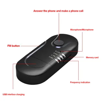 

Accessories Receiver Music Car Portable USB Radio Audio Mini MP3 Player Handsfree FM Transmitter Auto Bluetooth For BT-08