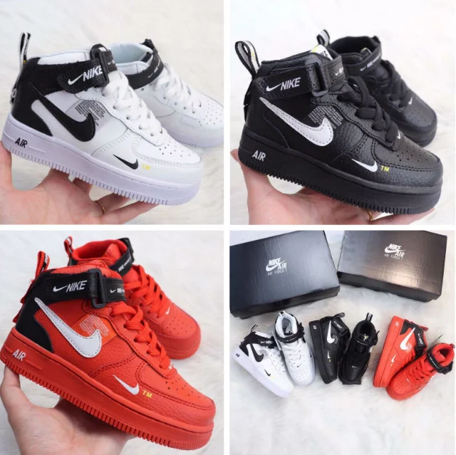 

Air Force 1 07 LV8 Utility Pack Men's Skateboarding Shoes Sneakers Athletic Kid Designer Size EUR 22-35