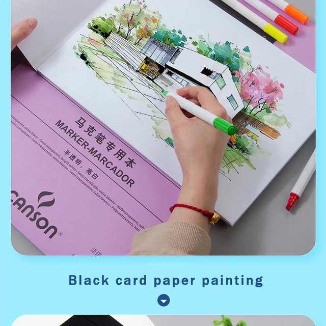 Canson Xl Marker Papers Pad 70gsm 50 Sheets France A3 A4 Drawing