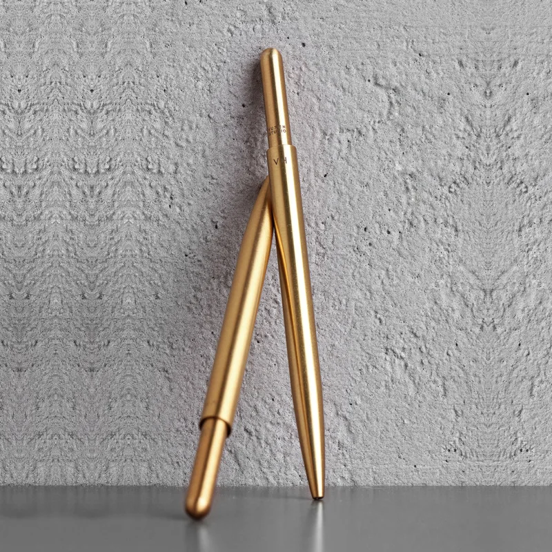 

VH [of] Minimalist Brass Ball Pen Ballpoint Pen Signing Pen Birthday Valentine's Day Boyfriend Gift
