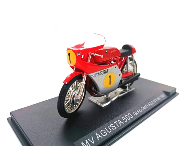 Я модными принтами XO 1:24 MV AGUSTA 1967 мотоцикл сплав модель машинки Diecast металлические