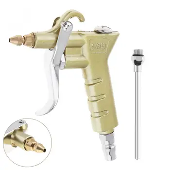 

Spray Gun Mini Blowing Dust Gun Air Tool with 7.5mm Air Inlet Port and 10cm Replacement Long Nozzle for Cleaning Dust