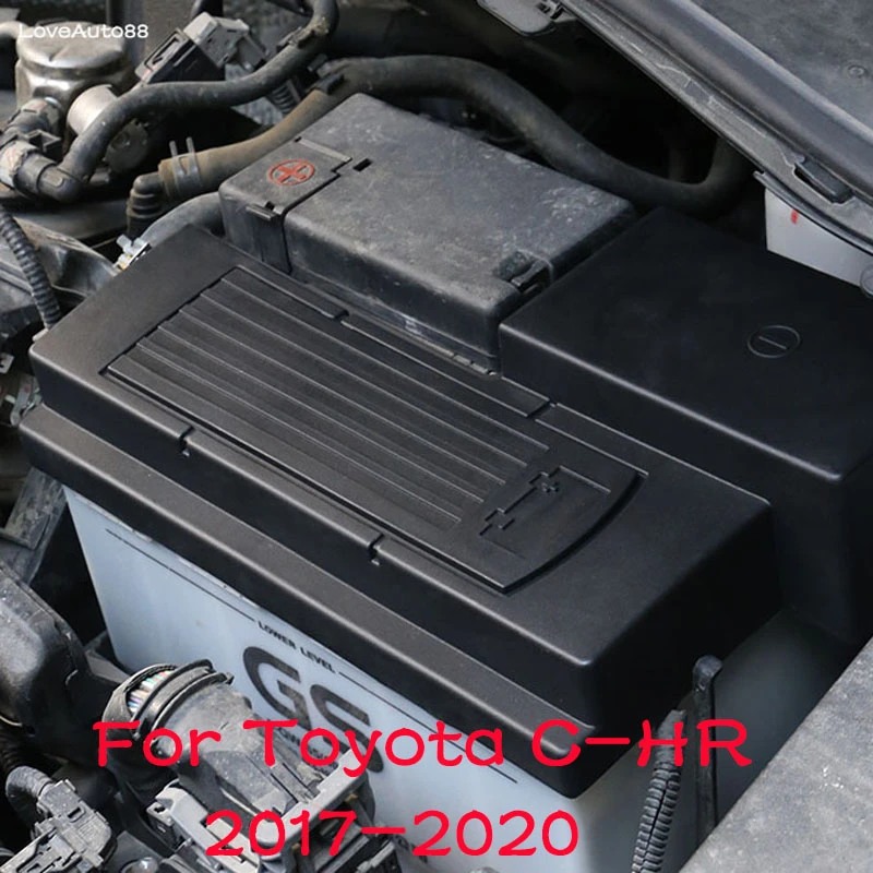 Auto Batterie Positive Negative Schutz Abdeckung Motor Batterie Schutzhülle  Box für Toyota CHR C HR 2016 2017 2018 2019 2020 2021|Chromium Styling| -  AliExpress