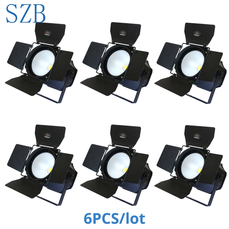 200W COB LED Wash Par Light White and Warm 2in1 for DJ DISCO Concert Stage Party 6pcs/lot/SZB-SCOB200 | Производственное