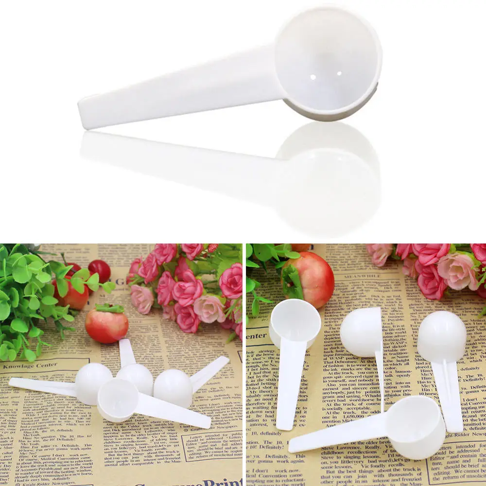 Measuring Spoon Set 5pcs/set 10ml 5g Plastic PP Milk Powder Spoon Kitchen Tool Candy Dessert Tea Serving