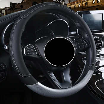 

Leather Car Steeting Wheel covers For Audi all model A1 A3 A8 A7 Q3 Q5 Q7 A4 A5 A6 S3 S5 S6 S7 S8 R8 TT SQ5 SR4-7 car styling