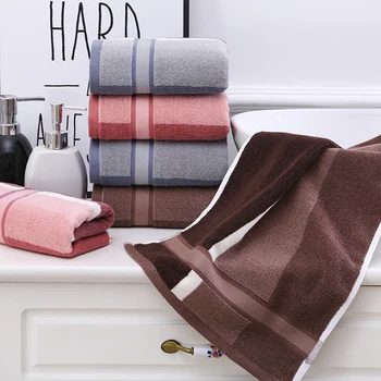 

100% Cotton Solid Bath Towel Beach Towel For Adults Fast Drying Soft 3 Colors Thick High Absorbent Antibacterial