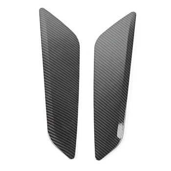 

2PCS/1 Pair Car Fender Vents Decorative Cover Trim Carbon Fiber Style Fit For BMW 5 Series G30 2017-2018
