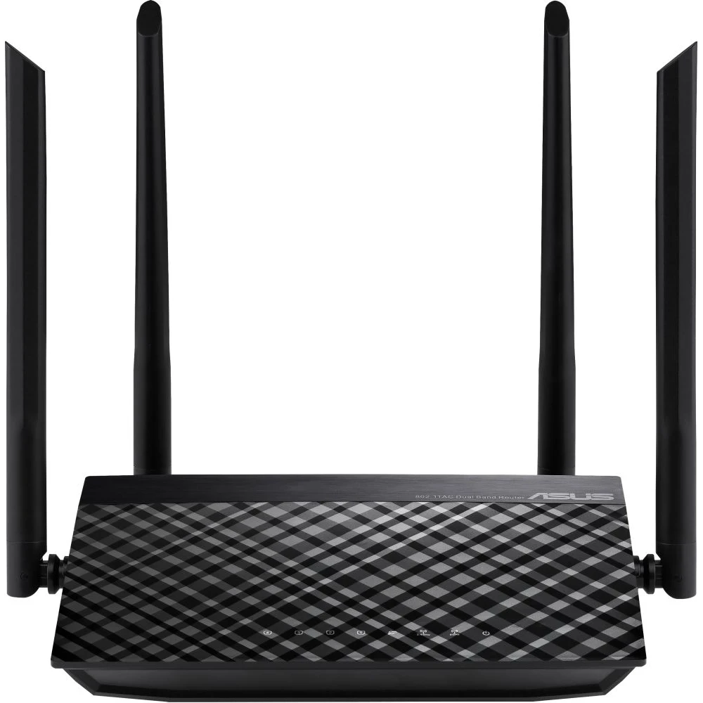 Роутер беспроводной Asus RT-AC51 AC750 10/100BASE-TX черный