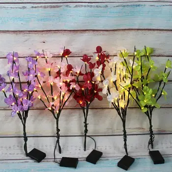 

wedding decoration table centerpieces fake flower bouquet Battery-powered artificial cherry blossoms fake plants home decore