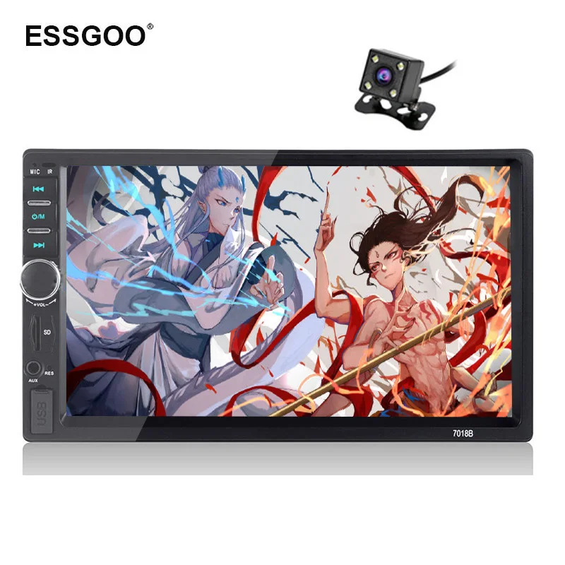 

7" Car Multimidia Player Autoradio 2 DIN Bluetooth Radios Car Stereo Audio Support AUX FM Phone USB Charging Mp5 Car Rad