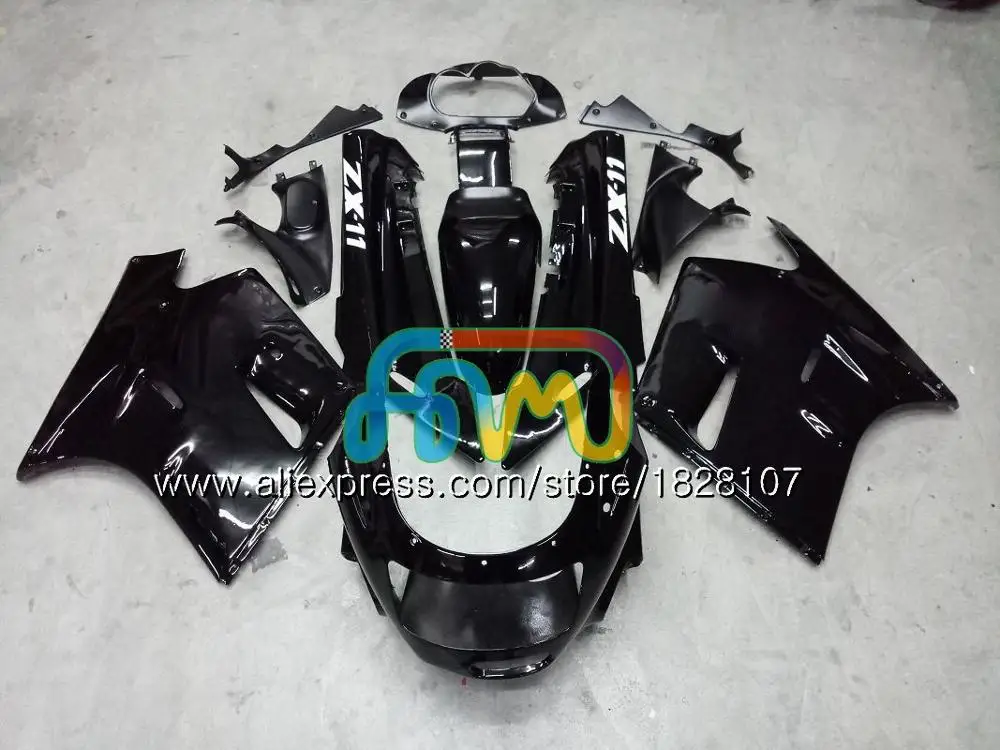 Корпус для KAWASAKI ZX-11R ZZR 1100ZZR1100 ZX11 R зеленого и белого цветов ZZR-1100 7BS. 7 ZX-11 ZX 11R ZX11R 90 91 92 1990 1991 1992 обтекатель - Цвет: No. 2