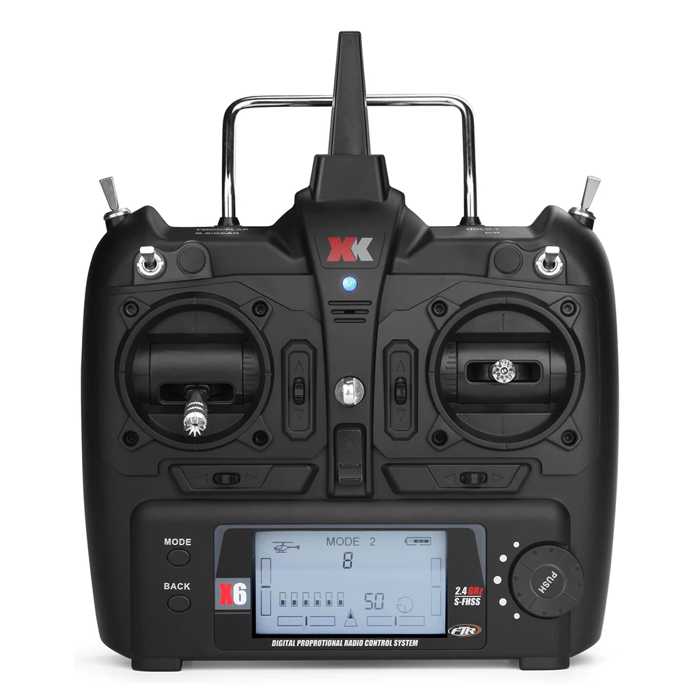 Wltoys XK K110S 6CH 3D 6G System Single Paddle Brushless RC Helicopter Aircraft Drone 6