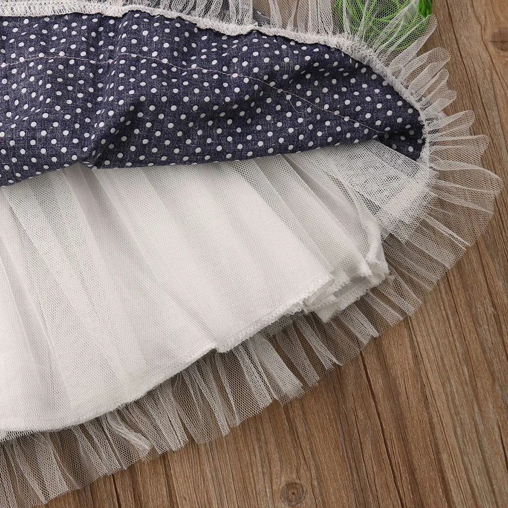 Для маленьких девочек детское летнее платье для без рукавов с бантом пачка Принт