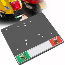 Держатель номерного знака подходит для Vespa GTS LX LXV Sprint Primavera 125 250 300 GTS 300ie S 50 Sprint кронштейн Номера двигателя