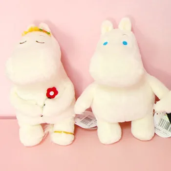 

20cm Genuine High Quality Hot Sale Moomin Plush Toys Hippo Family Plush Toys Birthday Gifts Home Decorations