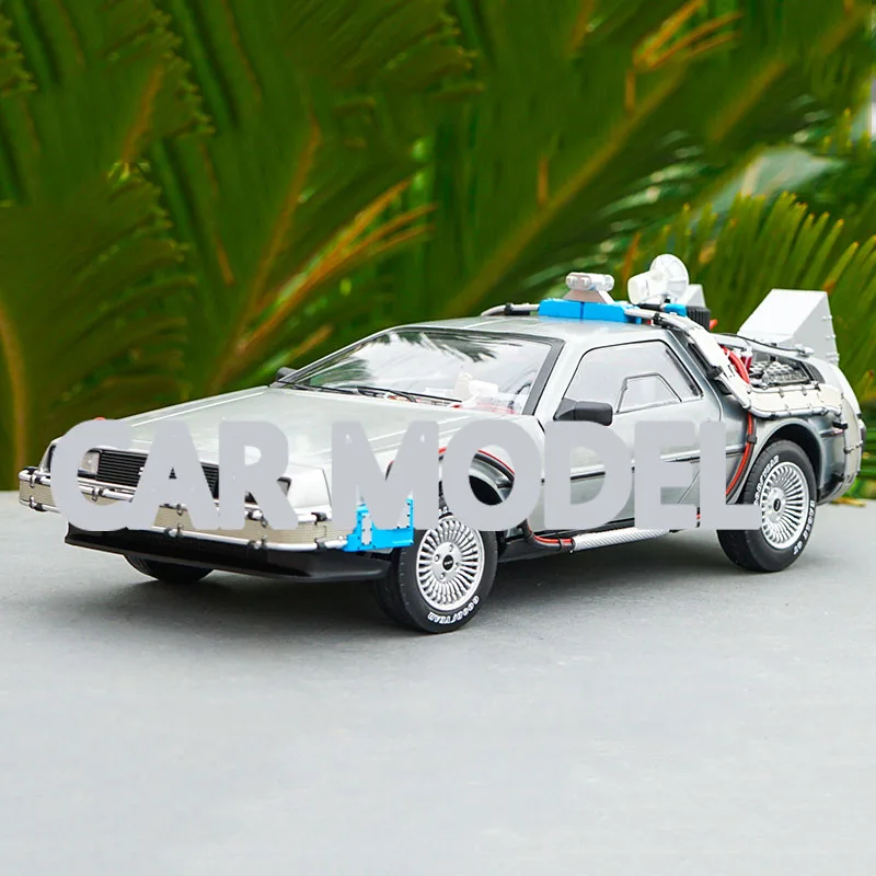 Масштаб 1:18 игрушечные автомобили из сплава DMC Назад в будущее готовый плеер один