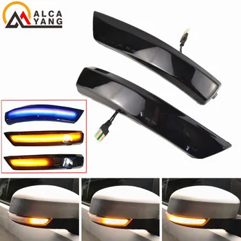 

Flowing Turn Signal Light LED Side Rearview Mirror Dynamic Indicator Blinker For Ford Focus 2 MK2 Focus 3 MK3 3.5 Mondeo MK4