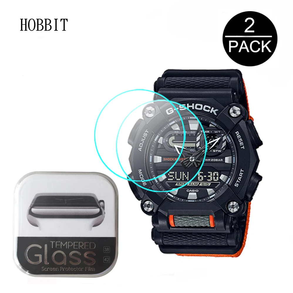 2Pcs 9H Tempered Glass Screen Protector For Casio G SHOCK GA900 GA 900A GA  900C GA 900E SmartWatch Anti Scratch Protective Glass|Screen Protectors| -  AliExpress