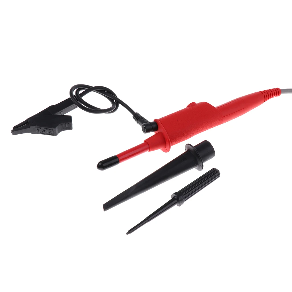 300MHz Oscilloscope High Voltage Clip Probe, X100, Max. 5000V,100:1 Oscilloscope Probe for Tektronix HP