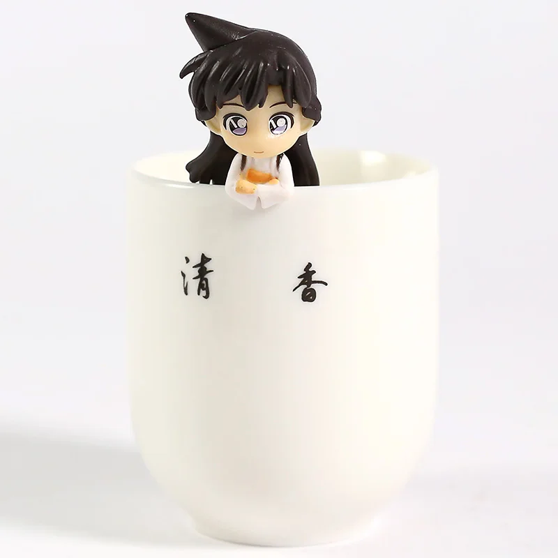 Серия PUTITTO Detective Conan Kudou Shinichi Mouri Ran Kyogoku Makoto Suzuki Sonoko ПВХ Фигурки игрушки 6 шт./компл